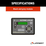 Lippert Leveling System Touchpad, Black And Gray, 3.6 in Length x 5 in Width - 421484