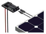 Go Power Solar Power Cable Entry Plate, For Use With Pre-Wired Go Power Solar Kits and Expansion Kits, Male And Female MC4 Connector, Black - 74671
