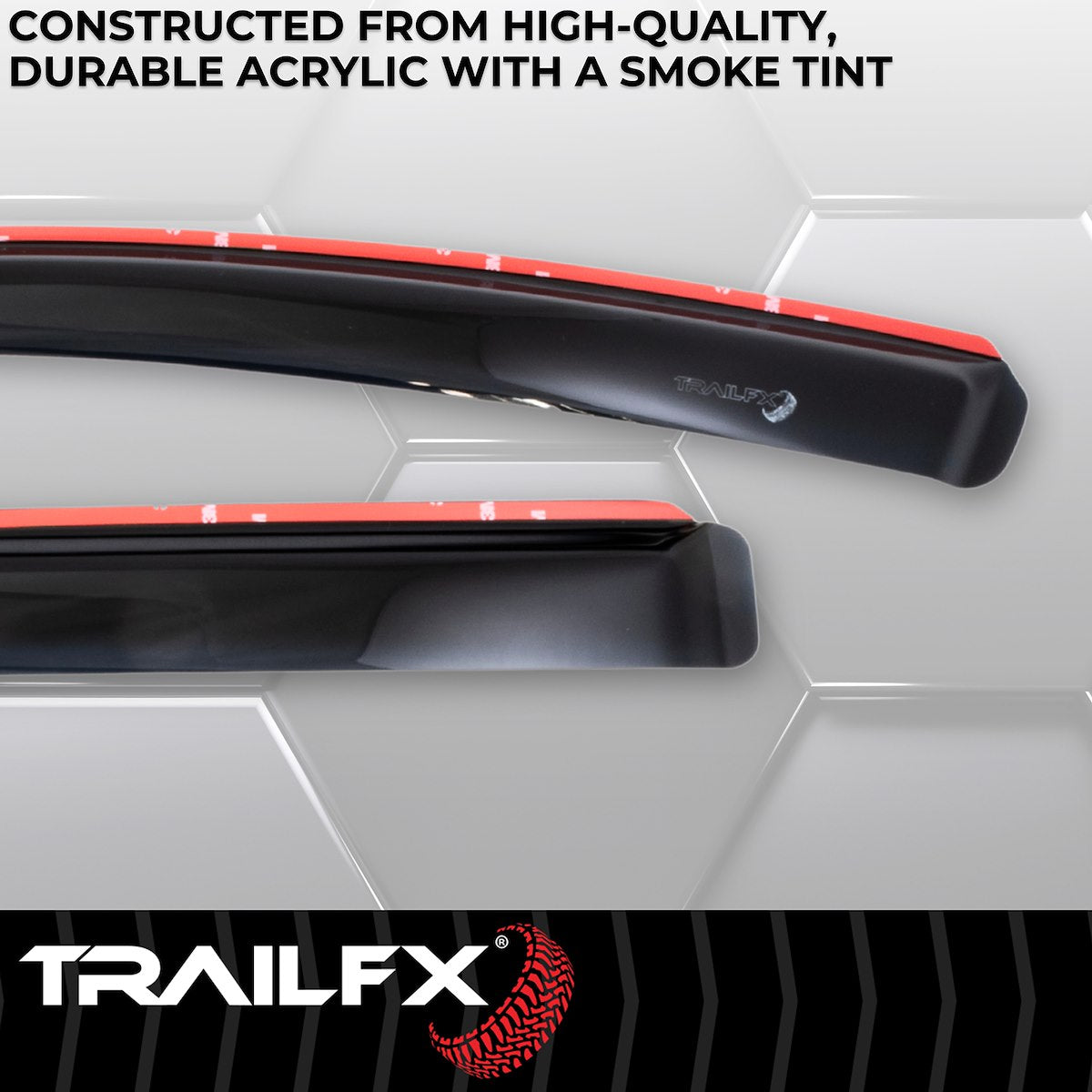 TrailFX Rainguard, TFX 4-PC Window Vents, Set Of 4 - 4812IC
