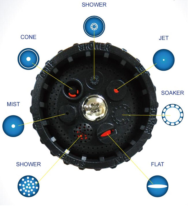 Dura Faucet Exterior Spray Port, Faucet Type With Quick Connect Valve With 15 in Coil Hose, 2 Knob Handle, Black - DF-SA186-BK