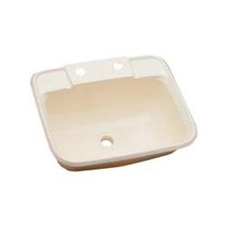 LaSalle Bristol Sink, 14-3/4 in Length x 12-1/4 in Width x 6 in Depth Overall Dimension, 2 Holes For Faucet - 16186PPA