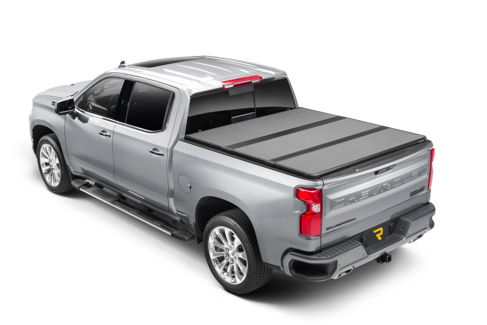 Extang Tonneau Cover, 2 Folds/3 Panels, Textured Black, 1 in Thick EnduraShield Panels With Aircraft-Grade Aluminum Frame - 88456