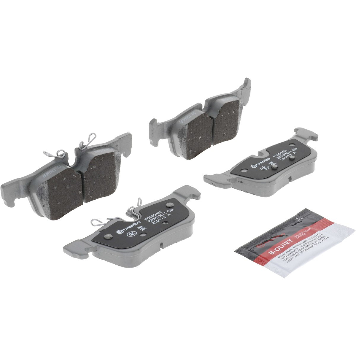 Brembo Brake Pad, FMSI Number D1762-8993, Ceramic, Set Of 4 - P06094N