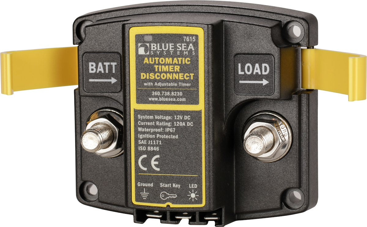 Blue Sea Battery Disconnect Switch, 12 V DC, 120 amp - 7615-BSS
