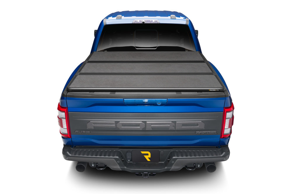 Extang Tonneau Cover, 2 Folds/3 Panels, Textured Black, 1 in Thick EnduraShield Panels With Aircraft-Grade Aluminum Frame - 88488