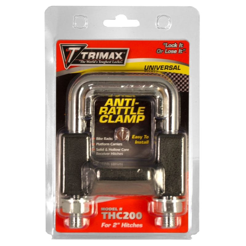 Trimax Locks Trailer Hitch Receiver Tube Anti Rattle Bracket, 2 in - THC200
