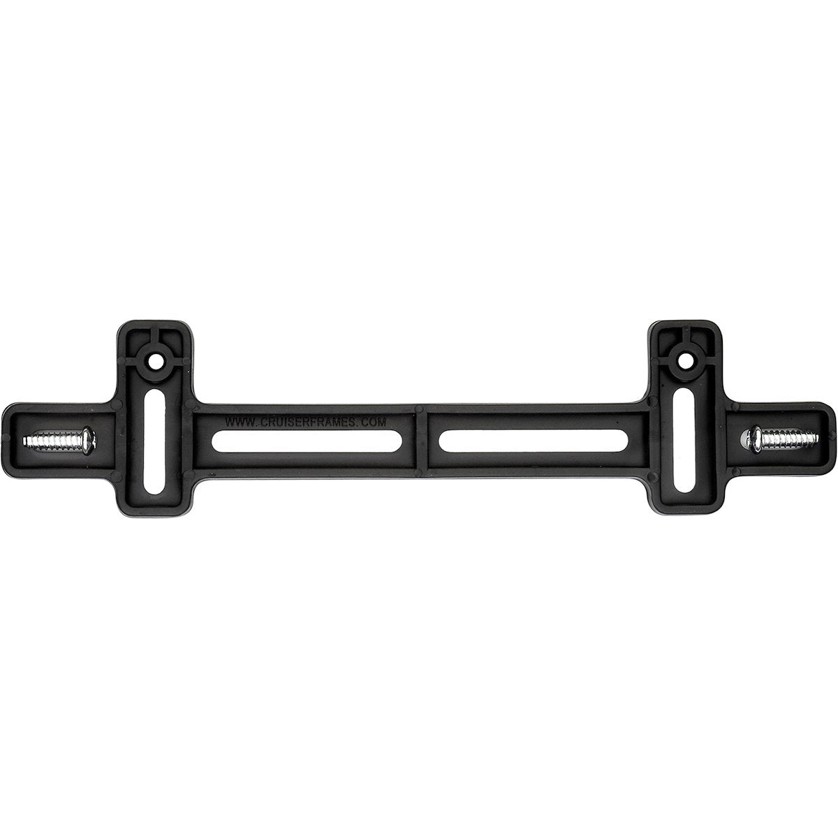 Cruiser License Plate Bracket, Black, With Two Standard #2 Philips Fasteners - 79050
