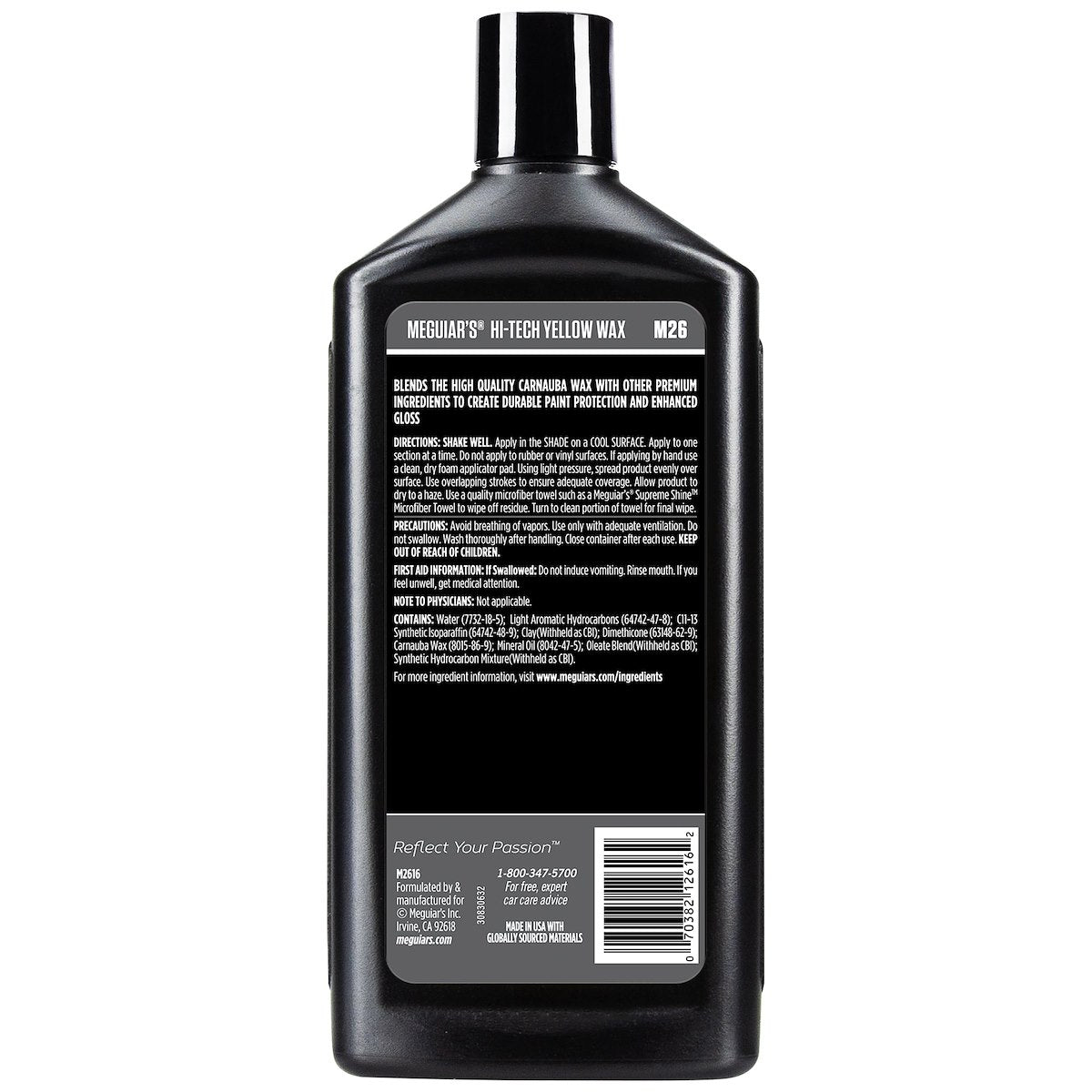 Meguiars Car Wax, 16 oz - M2616