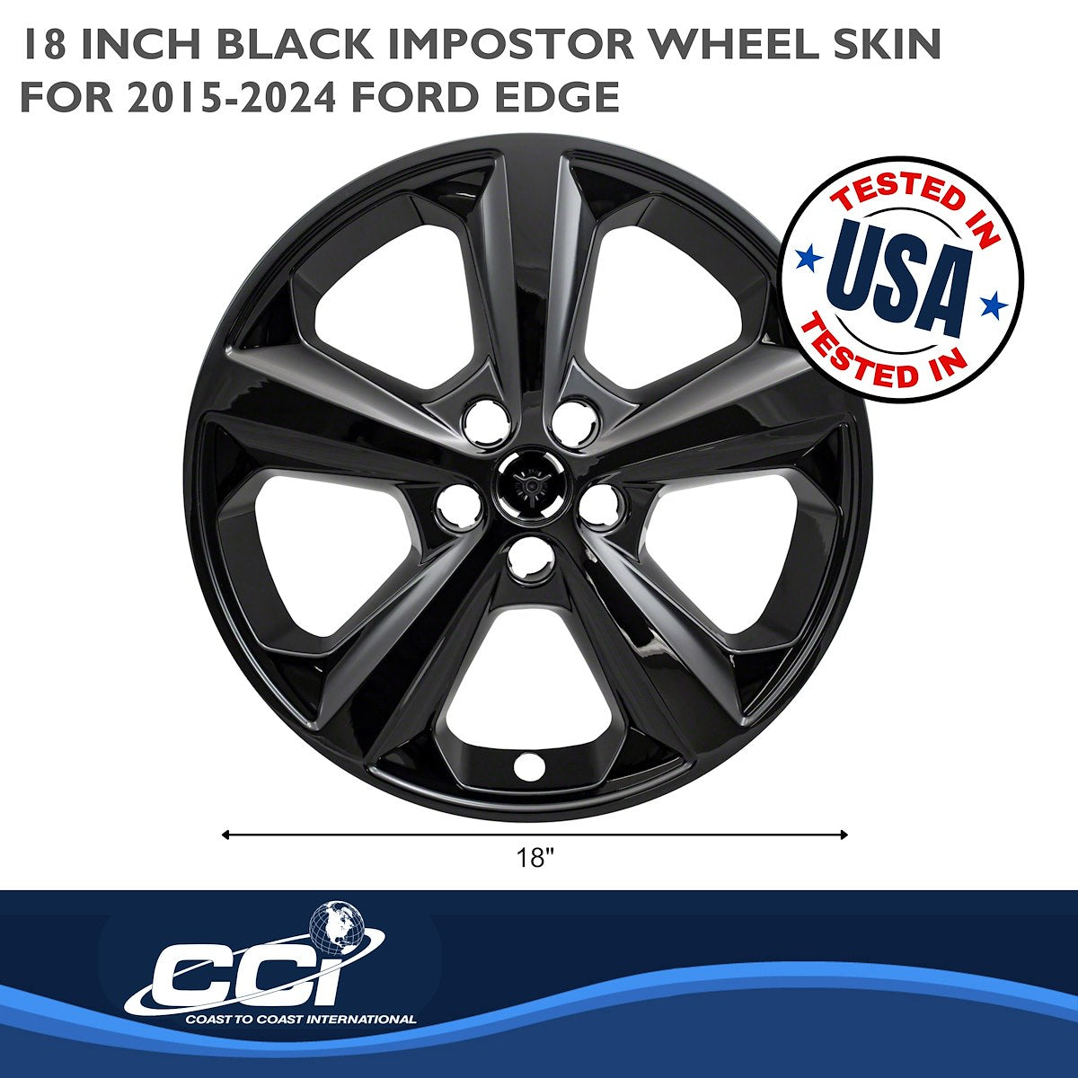 Coast2Coast Wheel Skins & Styled Wheel Covers IMP429BLK product image 3