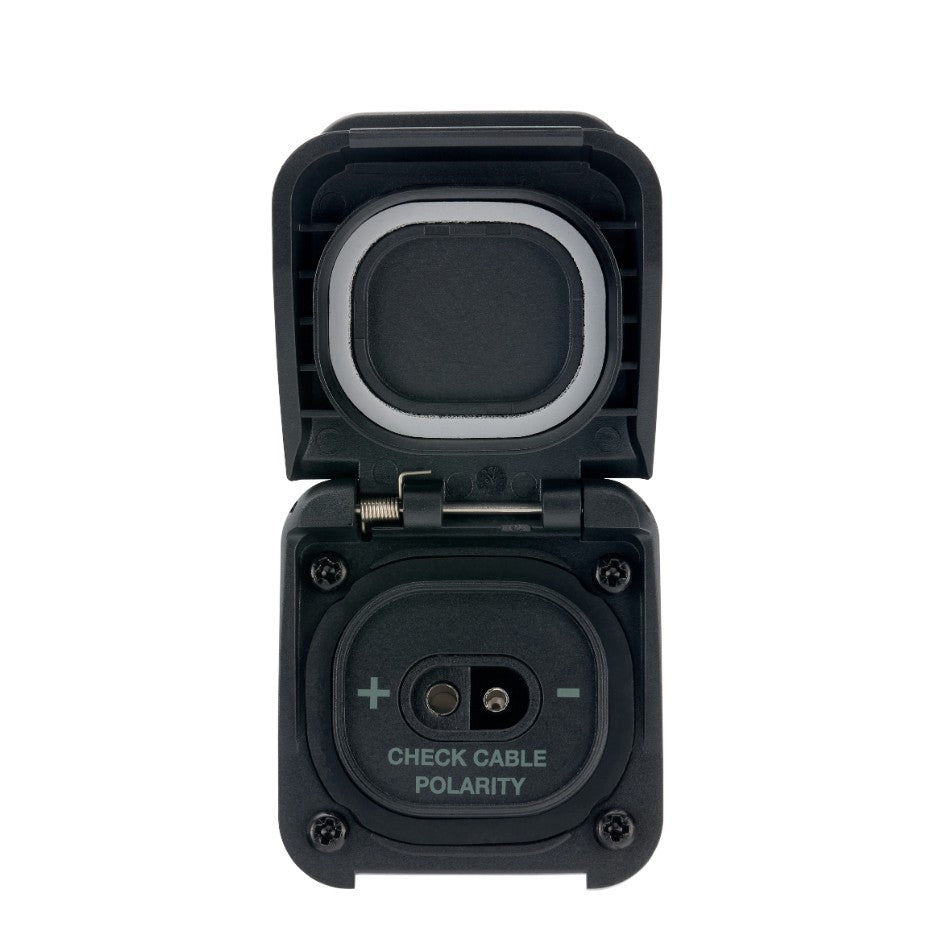 Scanstrut Solar Power Port Inlet, Ventura Series, Black, 20 amp/24 V DC - SC-V-S2