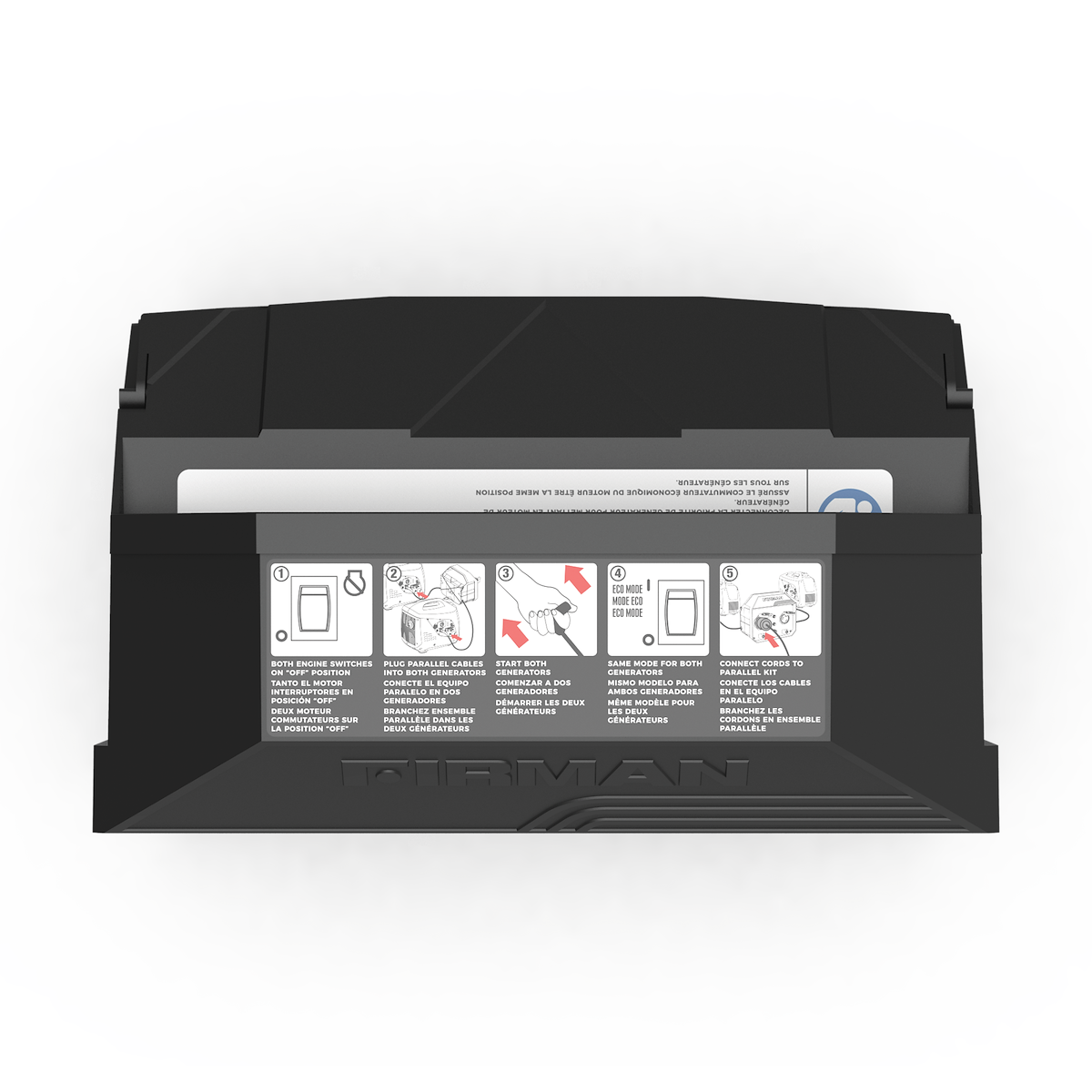 Firman Generator Parallel Kit, Use To Combine The Power Of Two 2100/3300 Watt Inverter Generator, 50/30 amp, LED Panel - 1210