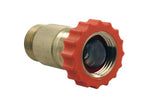 JR Products Fresh Water Pressure Regulator, 40 To 50 PSI, 3/4 in Hose Fittings, Brass - 62205