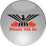 Phoenix USA Wheel Simulator, Fits 16 in Diameter 8 Lug Dual Wheels, Stainless Steel, Set Of 4 - NF12