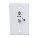 Winegard Wall Plate Power Supply, 12 V DC Power Supply With Polyfuse, White - RV-7542