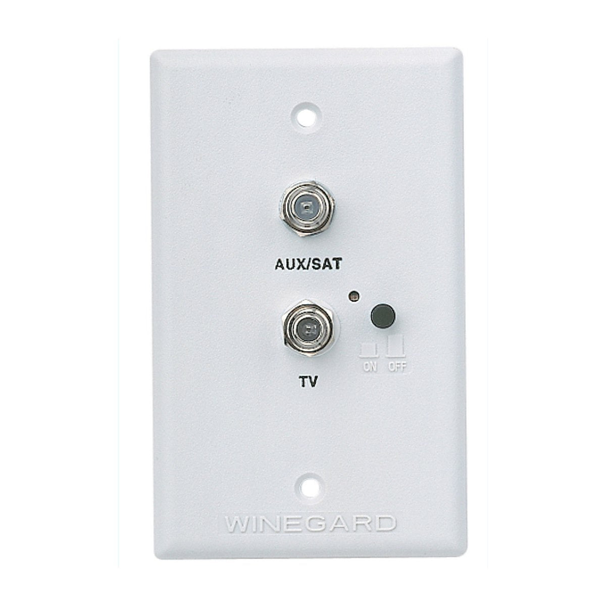 Winegard Wall Plate Power Supply, 12 V DC Power Supply With Polyfuse, White - RV-7542