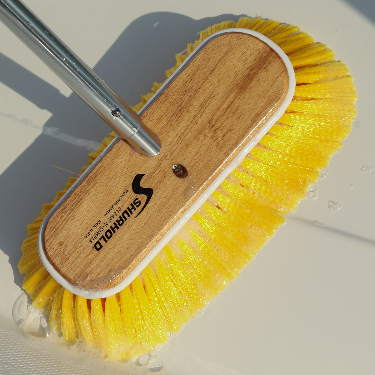Shurhold Scrub Brush, 10 in Soft Deck Brush - 980