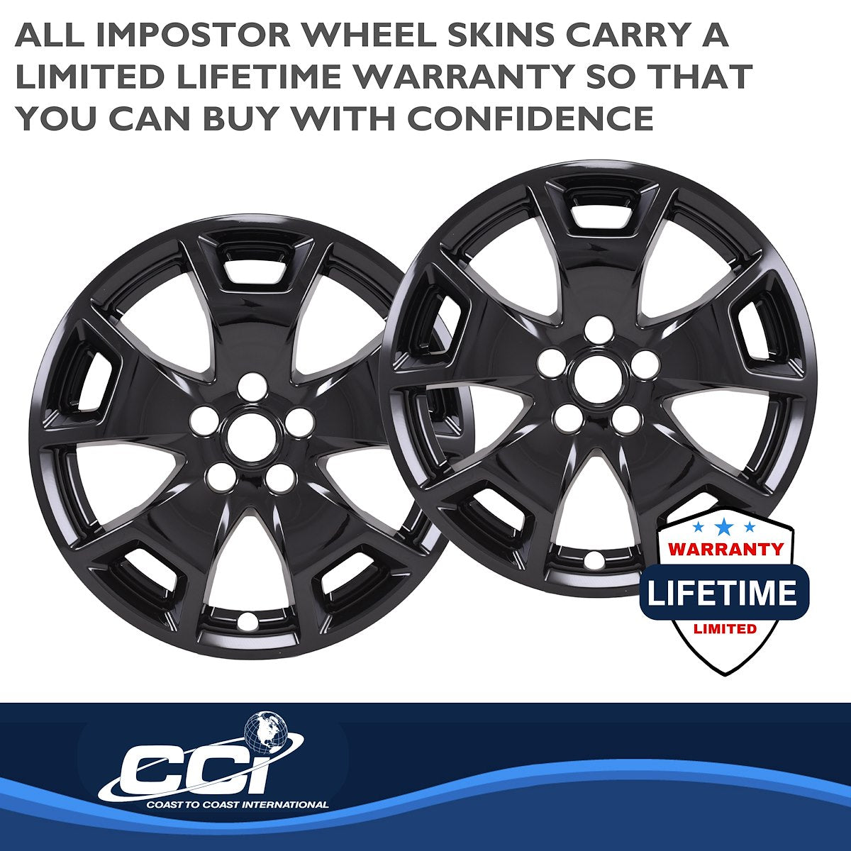 Coast2Coast Wheel Skins & Styled Wheel Covers IMP476BLK product image 4