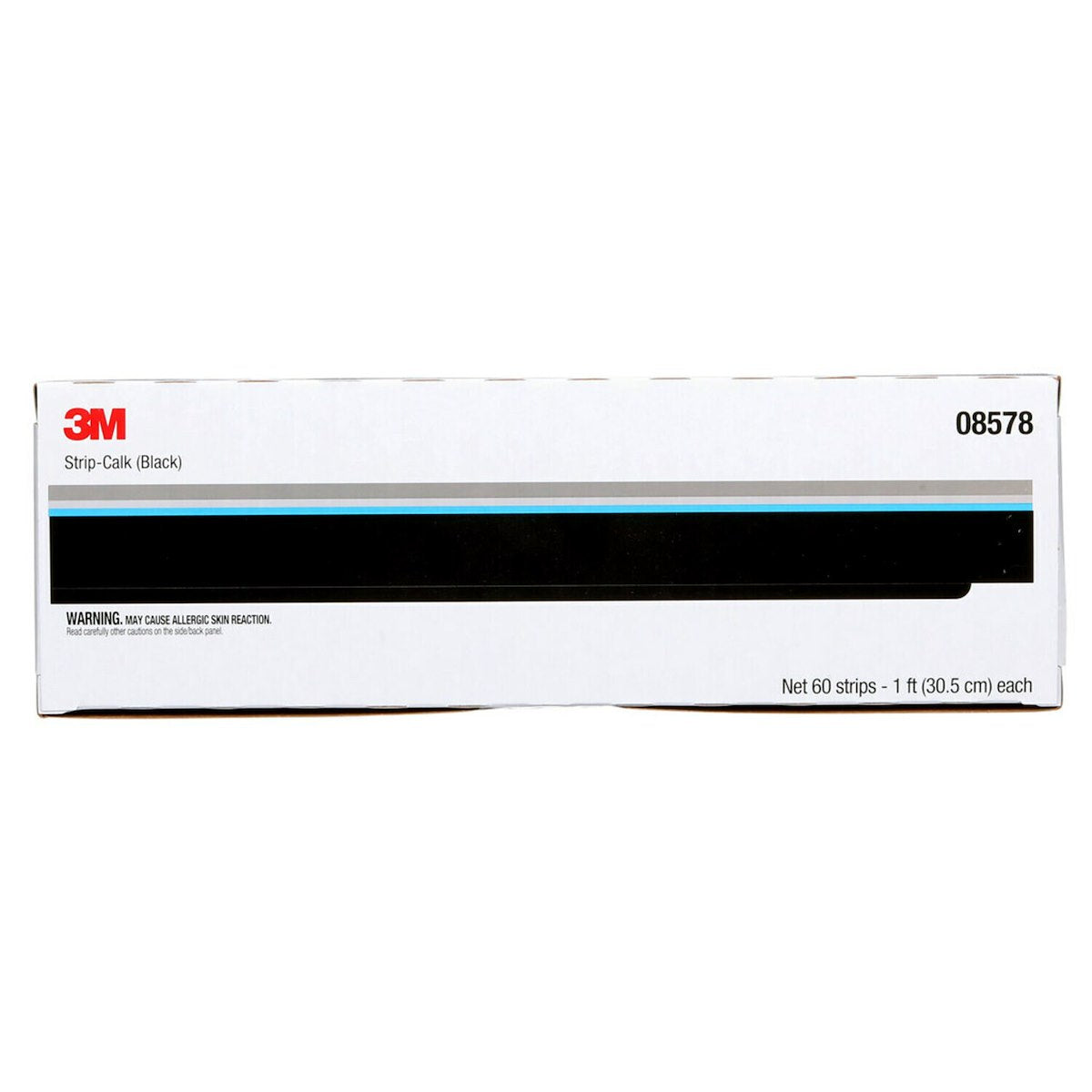 3M Body Seam Sealer, Black, 12 in Strips, Box Of 60 - 08578
