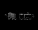 NOCO Battery Box, Fits 4D Group Batteries, Black, Impact Resistant To -40 degree Fahrenheit - HM408