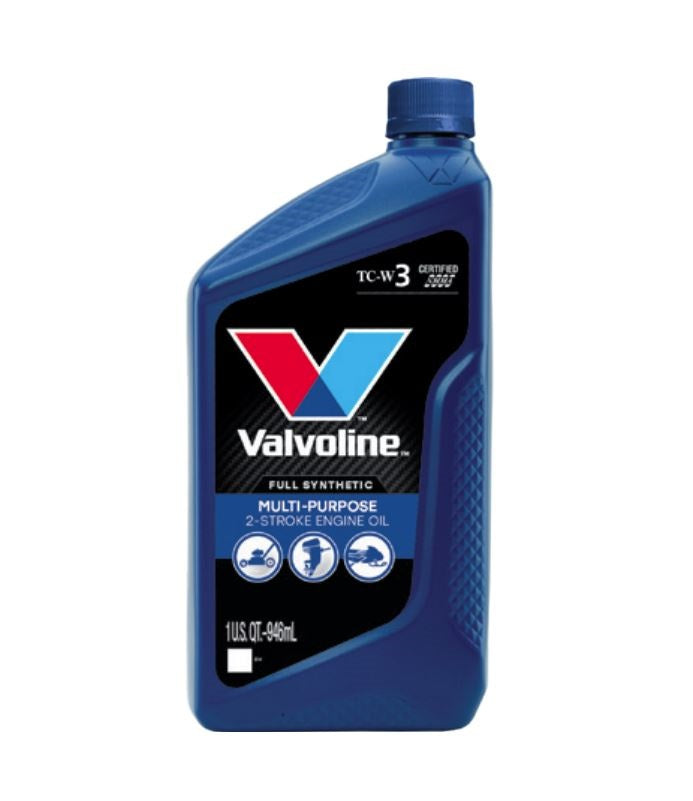 Valvoline Oil, Used For 2-Stroke Engines, 1 qt Bottle, Case Of 6 - 822384