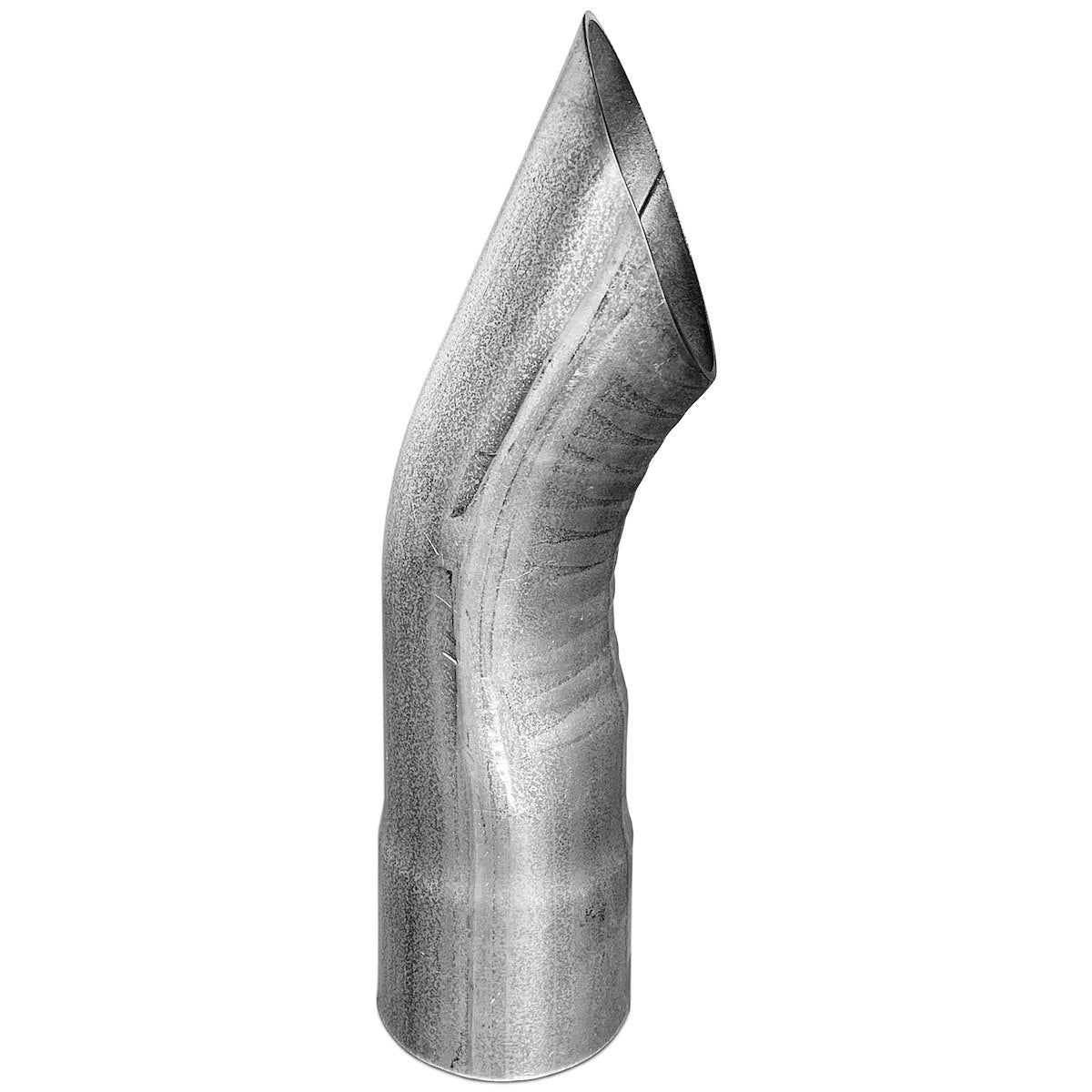 Nickson Exhaust Tail Pipe Tip, 2-1/2 in Diameter, Aluminized Steel, 12 in Length - 17605