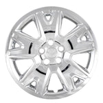 Coast2Coast Wheel Cover, 17 in, 5 Split Spoke, Chrome Plated, Set Of 4 - IWC47117C