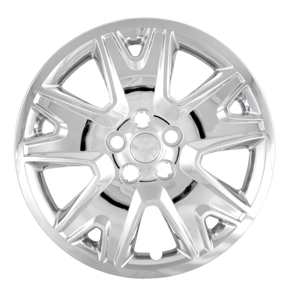 Coast2Coast Wheel Cover, 17 in, 5 Split Spoke, Chrome Plated, Set Of 4 - IWC47117C