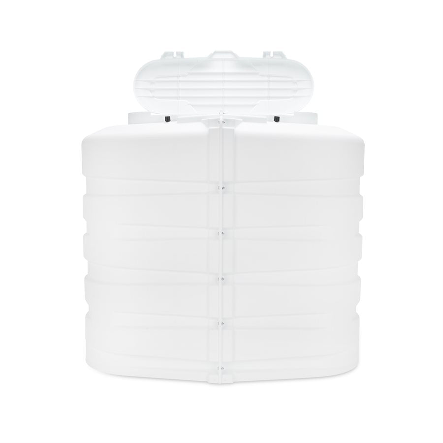 Camco Propane Tank Cover, For Dual 30 lb Tanks While Mounted, White, 29-1/2 in Width x 26-1/4 in Height x 15-1/2 in Depth - 50513