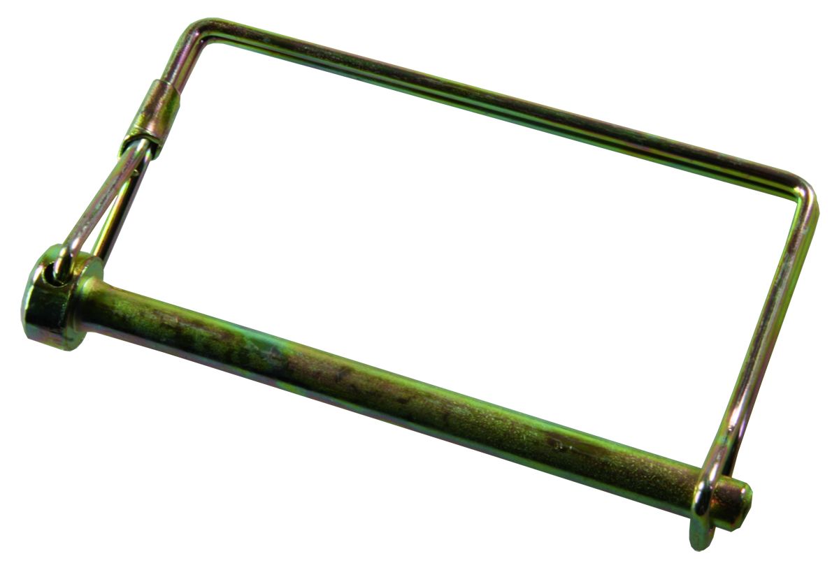 JR Products Trailer Coupler Safety Pin Clip, 1/4 in Diameter x 3 in Usable Length, Steel - 01284