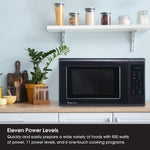 Magic Chef Microwave Oven, 0.9 Cubic ft Capacity, 900 Watt, Black - MC99MB