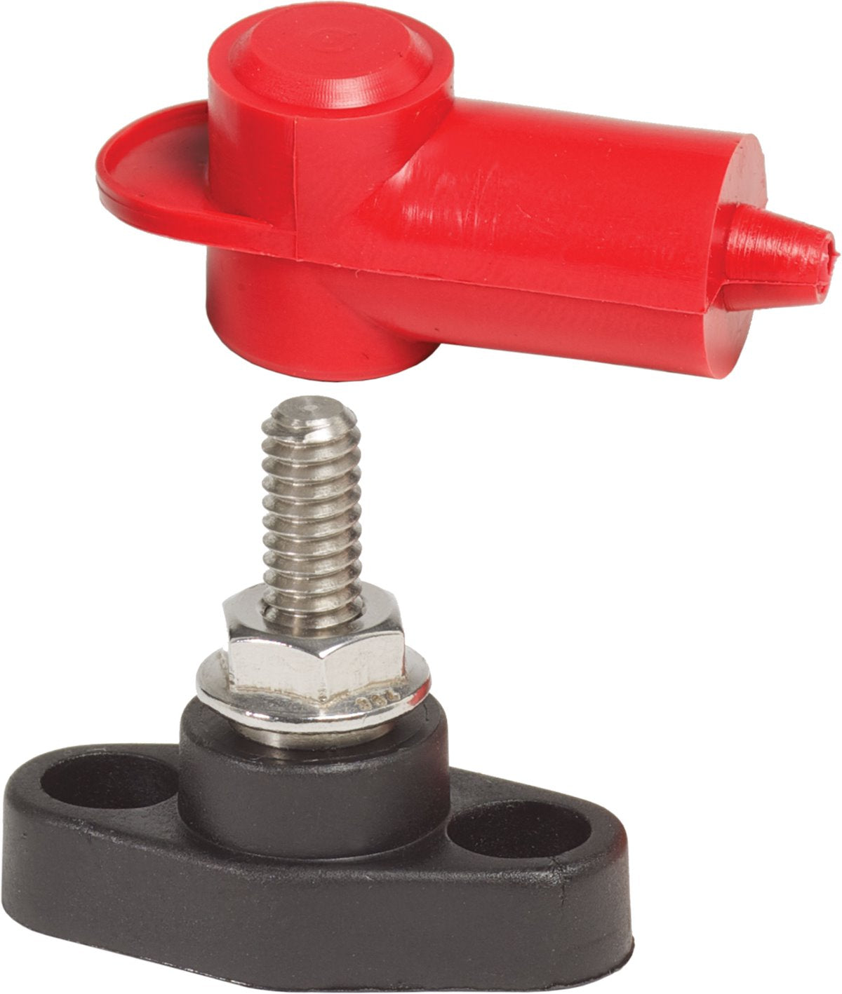 Blue Sea Busbar Stud, 1/4 in-20 Thread Size, 3/4 in Length, 48 V - 2011-BSS