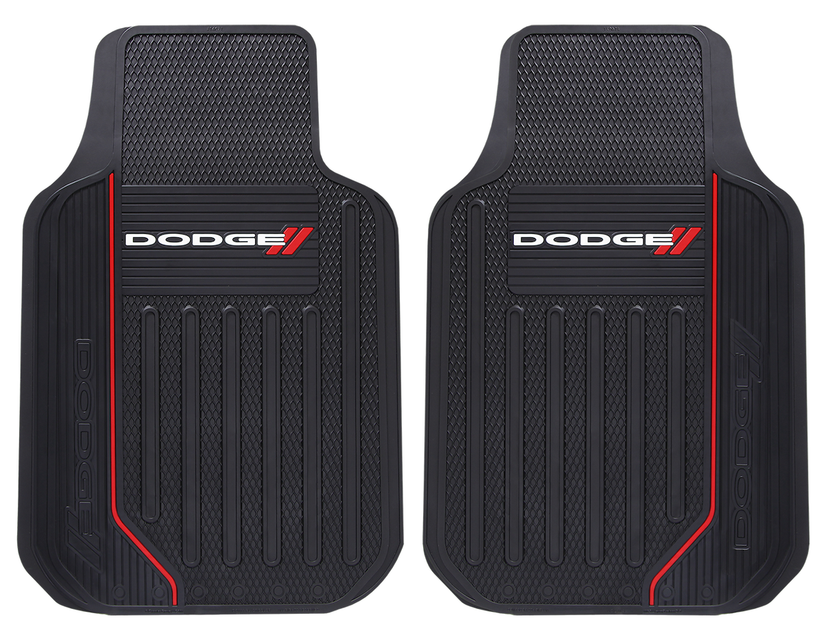 Plasticolor Floor Mat, Black, 2 Piece - 001619R01