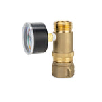 Camco Fresh Water Pressure Regulator, Brass, Preset Pressure Range of 40-50 PSI, Complies With CA and VT Regulations For Brass Content - 40064