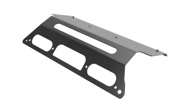 Putco Warning Light Mount, For Putco Hornet 16 in Stealth Rooftop LED Strobe Warning Light, Powder Coated Black, Aluminum - 950001