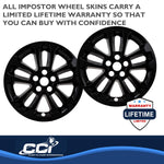 Coast2Coast Wheel Skins & Styled Wheel Covers IWCIMP462BLK product image 4