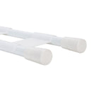 Camco Cabinet Content Brace, Bar Extends From 10 in Length to 17 in Length, White Plastic - 44093