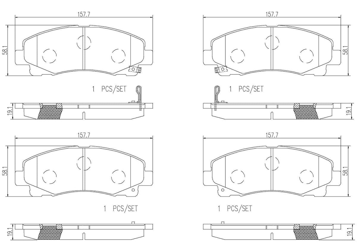 Brembo Brake Pads P28073N product image 4
