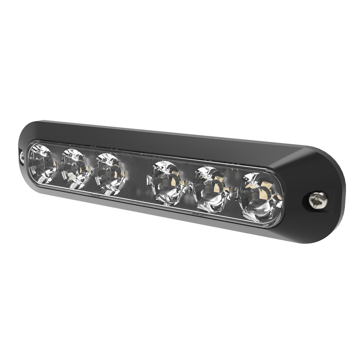 Ecco Electronic Warning Light, ED3705 SERIES, 1.4 in Height x 6.2 in Width x 0.6 in Depth, 6 Directional LEDs - ED3705A