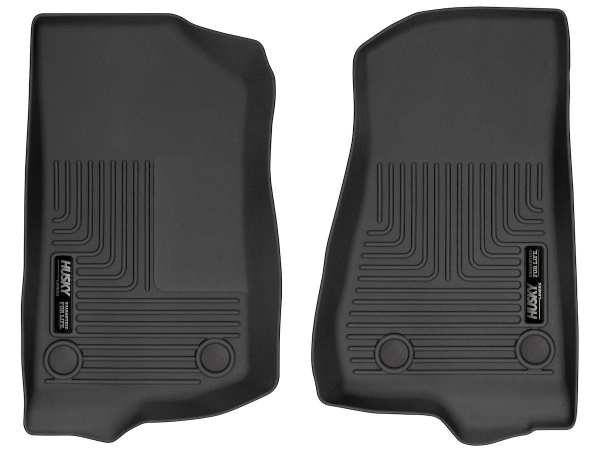 Husky Liners Floor Liner, Black, 2 Piece - 13021