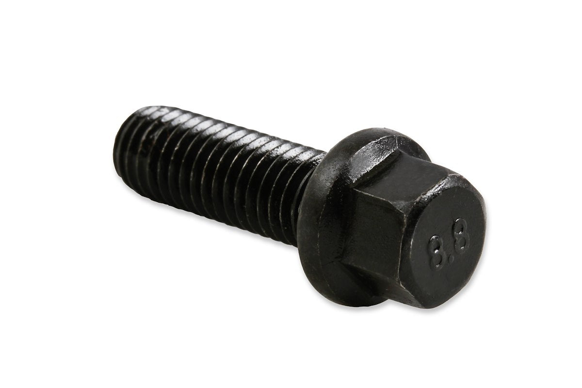 Mr. Gasket Exhaust Header Bolt, 8 Millimeter X 1.25 Thread Size, 25 Millimeter Length, Black Oxide, Set Of 12 - 918G