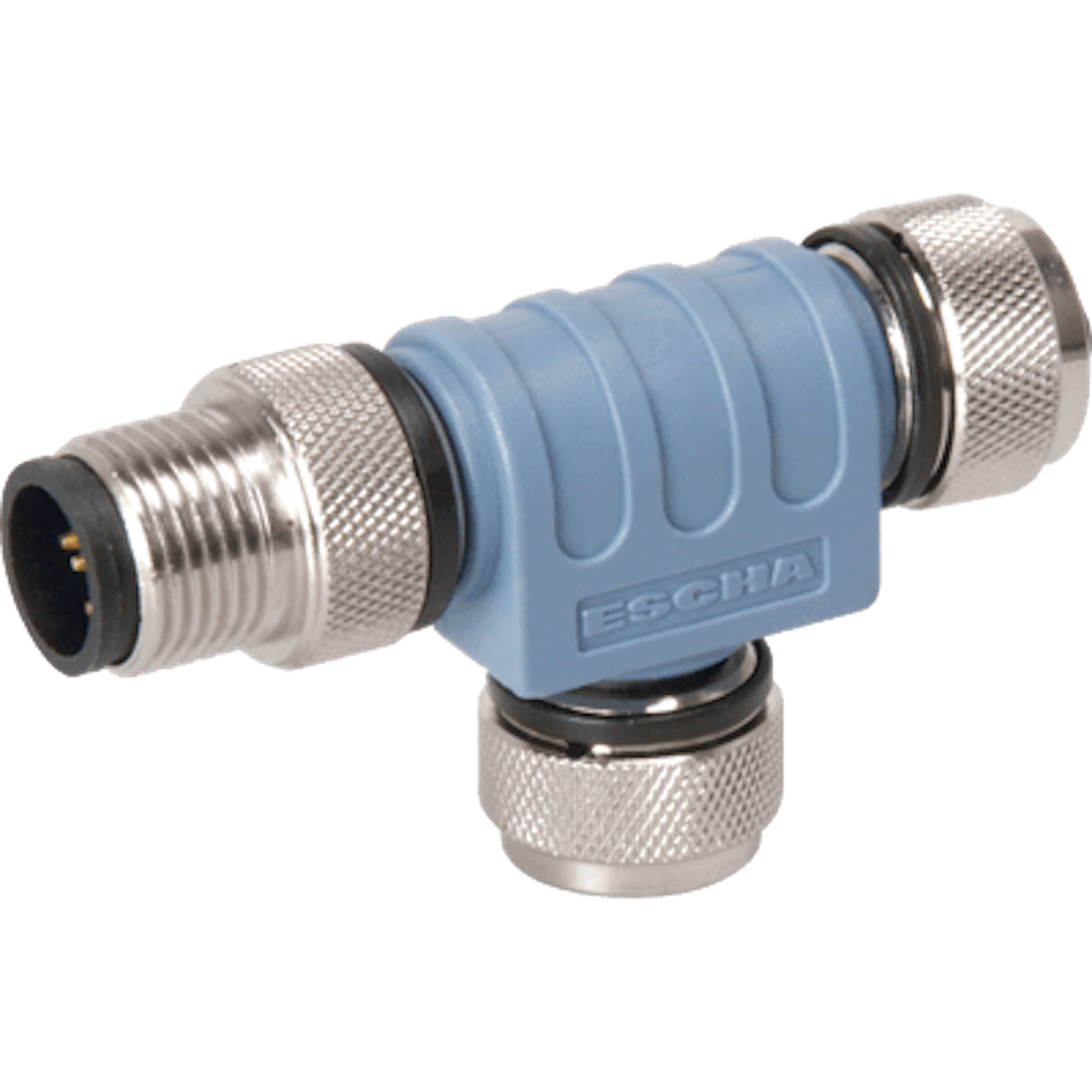 Maretron Marine Network Cable Connector, Micro 5-Pin Male x 5-Pin Female x 5-Pin Female Tee Connector, Approvals: NMEA 2000 Approved, 60 V - CM-CF-CF