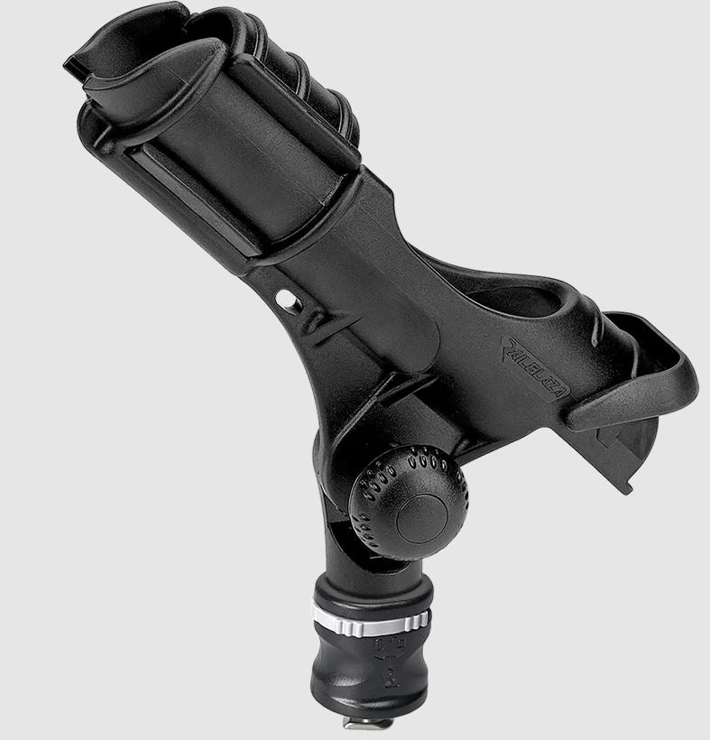Railblaza Fishing Rod Holder, 360 degree Rotatable/90 degree Vertical Rotation, Black, 9 in Width - 08-0085-11