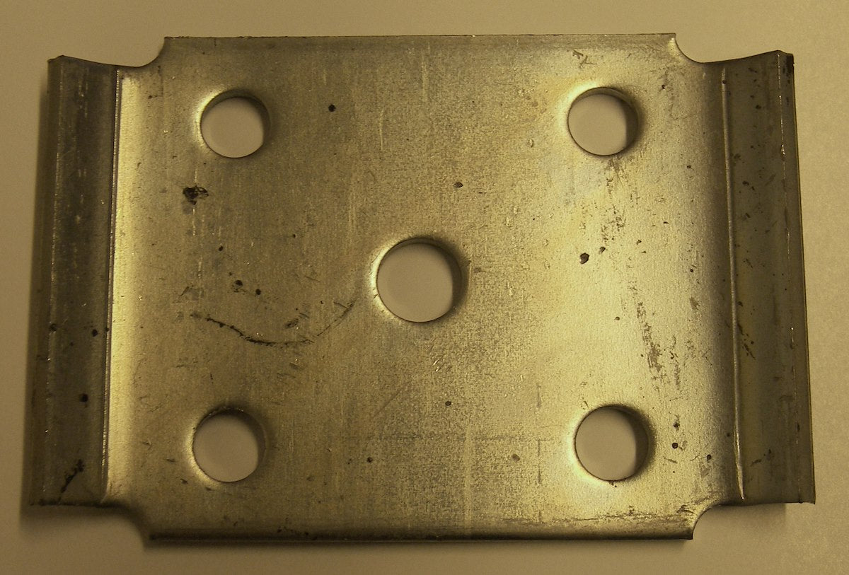 AP Products Leaf Spring Plate, Fits 2 in Width Leaf Spring, 2-3/8 in Tie Plate - 014-133766