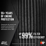 K&N Air Cleaner Assemblies and Air Intake Kits 50-1564D product image 8