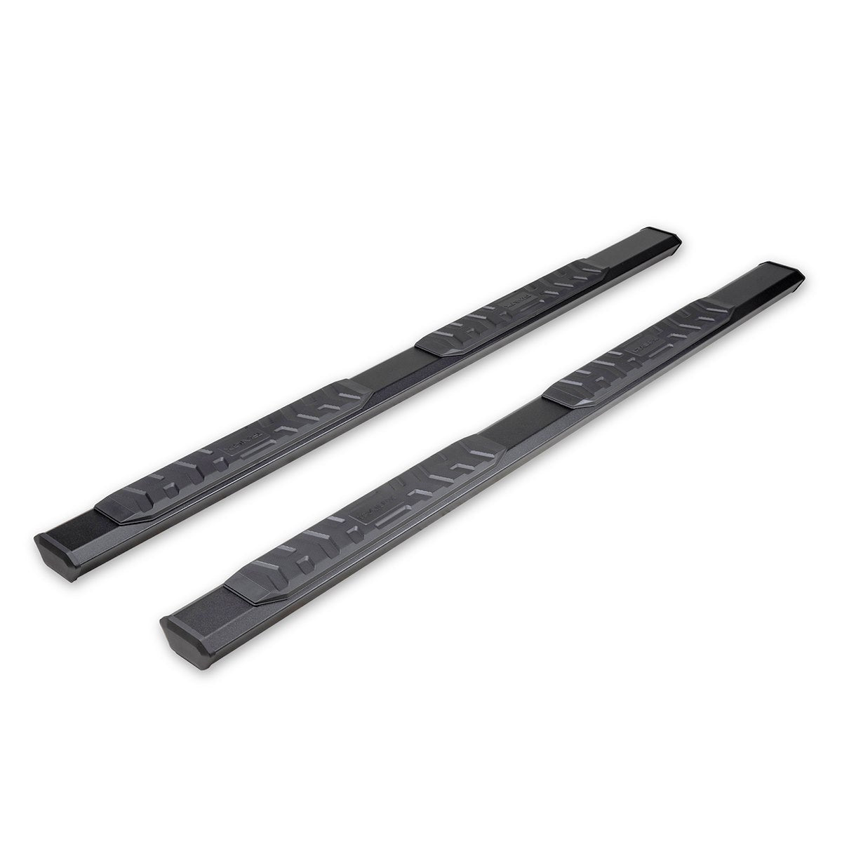 TrailFX Nerf Bar, TrailFX A4 Series, 4-1/2 in Hexagonal Straight, Titanium Black - AL4006B