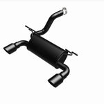MagnaFlow Exhaust System Kit, MF Series Axle Back System, Black Stainless Steel, Black Steel Tips - 19388