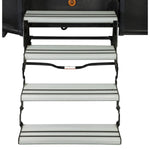 Lippert Entry Step, 4 Manual Folding Step, 24 in Width x 8-1/2 in Depth, With 8 in Rise - 432698