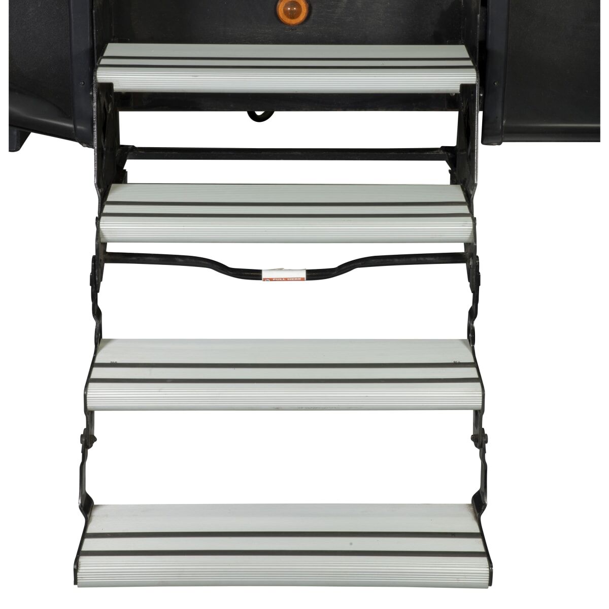 Lippert Entry Step, 4 Manual Folding Step, 24 in Width x 8-1/2 in Depth, With 8 in Rise - 432698