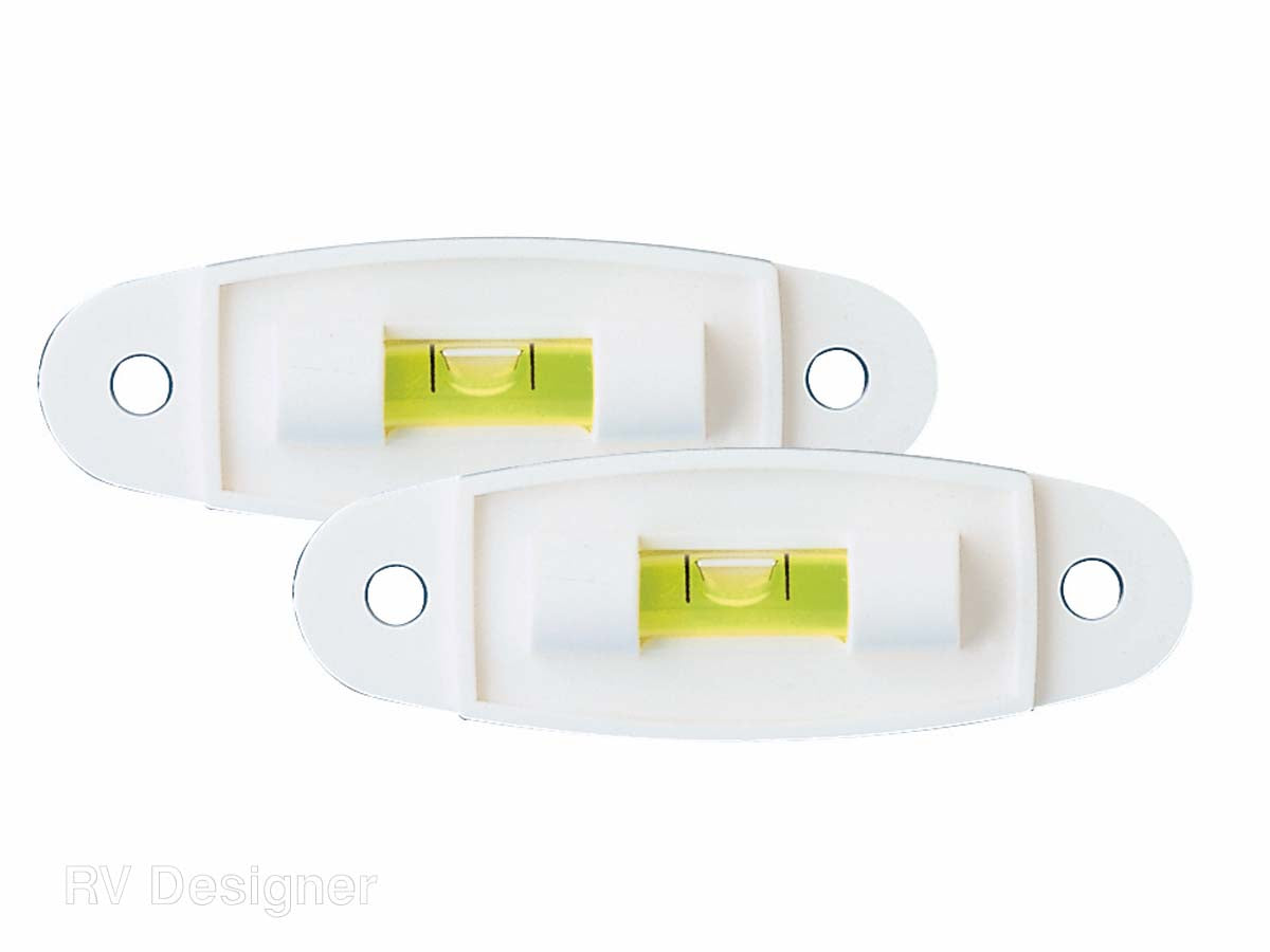 RV Designer RV Level, 2-1/2 in x 3/4 in, Set Of 2 - E409