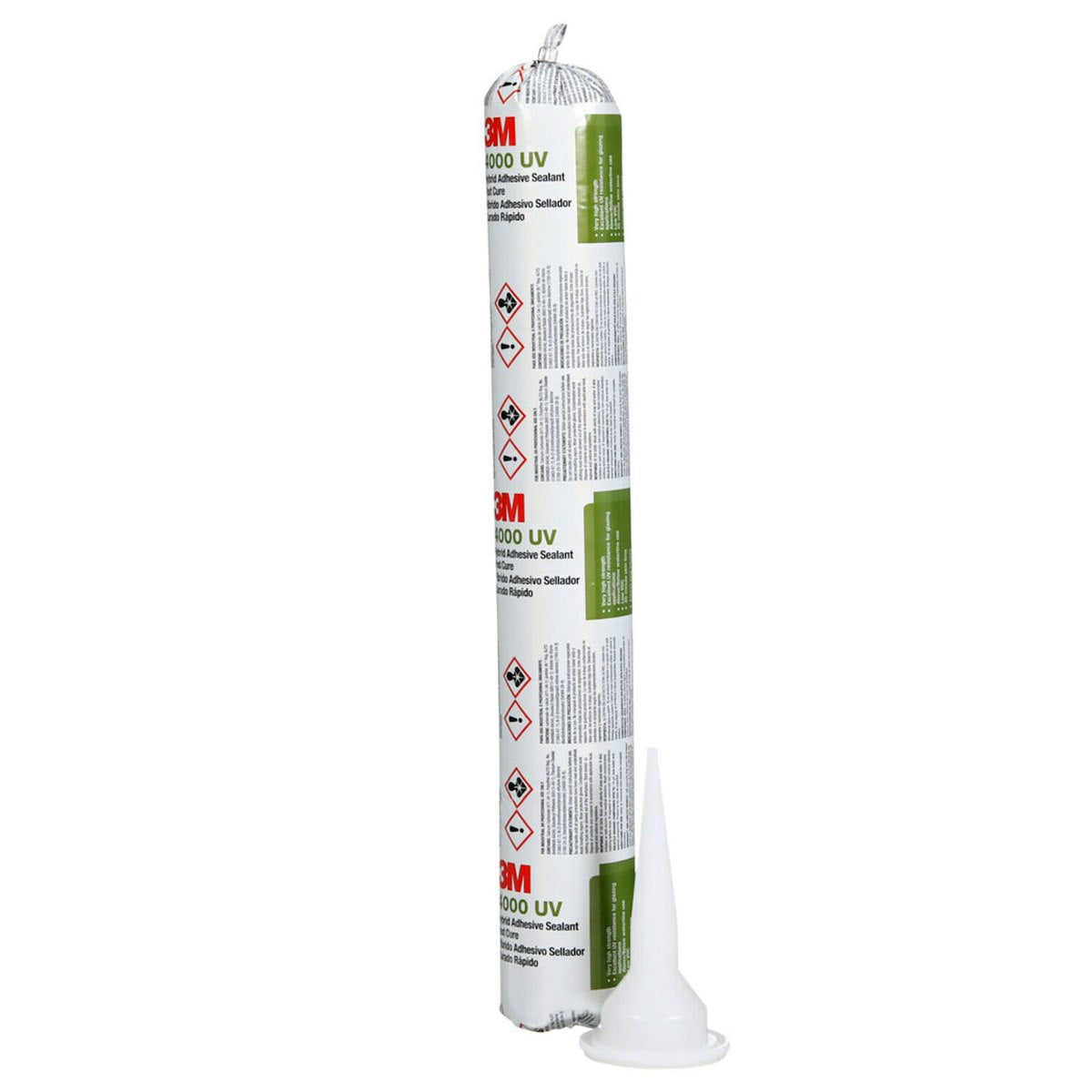 3M Adhesive Sealant, 3M 4000 UV Fast Cure, Used To Bond Aluminum/Wood/Gelcoat And Fiberglass, 600 Milliliter - 05508